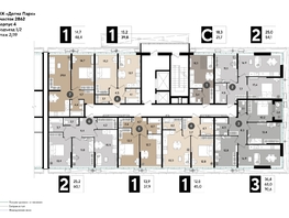 Продается 1-комнатная квартира ЖК DOGMA PARK (Догма парк), литера 20, 48.4  м², 7095828 рублей
