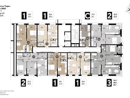 Продается 1-комнатная квартира ЖК DOGMA PARK (Догма парк), литера 18, 37.3 м², 6130106 рублей
