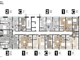 Продается 1-комнатная квартира ЖК DOGMA PARK (Догма парк), литера 18, 39.4  м², 6390286 рублей