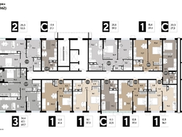 Продается 3-комнатная квартира ЖК DOGMA PARK (Догма парк), литера 18, 69.7 м², 8812311 рублей