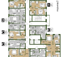 Продается 2-комнатная квартира ЖК DOGMA PARK (Догма парк), литера 22, 66.4  м², 8662810 рублей