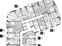 Продается 2-комнатная квартира ЖК Парк Победы 2, литера 19, 69.4 м², 11374661 рублей