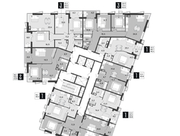 Продается 3-комнатная квартира ЖК Парк Победы 2, литера 28, 94.3 м², 13437750 рублей