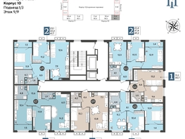 Продается 2-комнатная квартира ЖК Порто-Ново, литера 6, 48.4  м², 8575706 рублей