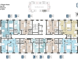 Продается 2-комнатная квартира ЖК Порто-Ново, литера 6, 57.4  м², 9399710 рублей