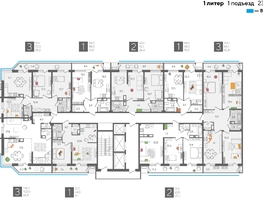 Продается 3-комнатная квартира ЖК Рекорд 2, литера 1, 138.2  м², 26216540 рублей