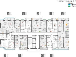 Продается 2-комнатная квартира ЖК Рекорд 2, литера 1, 57.6  м², 11969280 рублей