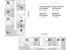 Продается 2-комнатная квартира ЖК Самолет, литера 51, 60.8  м², 9278080 рублей
