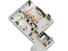 Продается 1-комнатная квартира ЖК Золотой Берег, литер 1, 54 м², 11502000 рублей