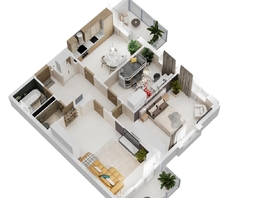 Продается 3-комнатная квартира ЖК Золотой Берег, литер 4, 83.29 м², 14575750 рублей