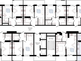 Продается 1-комнатная квартира ЖК Отражение, 2 очередь литера 3, 39.1 м², 5399710 рублей