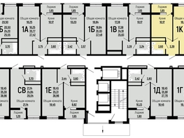 Продается 1-комнатная квартира ЖК Славянка, литера 10, 37.45 м², 4569000 рублей