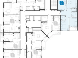 Продается 3-комнатная квартира ЖК Облака-2, блок секция 1-3, 76.3 м², 14209590 рублей