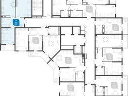 Продается 2-комнатная квартира ЖК Облака-2, блок секция 4-8, 56.3 м², 11463800 рублей