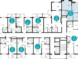Продается 2-комнатная квартира ЖК Лестория, дом 3, 54.6  м², 21796320 рублей