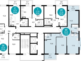 Продается 3-комнатная квартира ЖК Лестория, дом 5, 73.5  м², 26923050 рублей