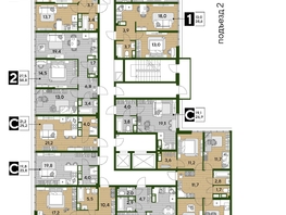 Продается 1-комнатная квартира ЖК DOGMA PARK (Догма парк), литера 22, 38.6  м², 6268100 рублей