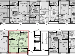 Продается 1-комнатная квартира ЖК Botanica Hills (Ботаника Хилс), лит 1, 32.82 м², 10652000 рублей