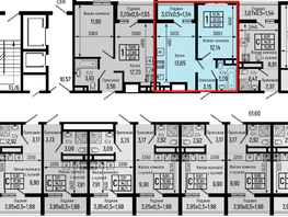 Продается 1-комнатная квартира ЖК Botanica Hills (Ботаника Хилс), лит 2, 33.57 м², 11383000 рублей
