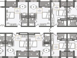Продается 4-комнатная квартира АО Нескучный сад, корпус 1, 80.4 м², 88387000 рублей