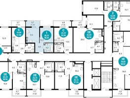 Продается 1-комнатная квартира ЖК Лестория, дом 5, 29.2 м², 13163360 рублей