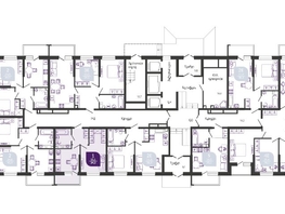 Продается 1-комнатная квартира ЖК Улыбка, литера 2, 34.6 м², 4425340 рублей