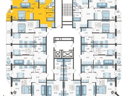 Продается 2-комнатная квартира ЖК Зеленодар, литера 6, 67.2 м², 7897500 рублей