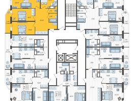 Продается 3-комнатная квартира ЖК Зеленодар, литера 6, 89.5 м², 10426750 рублей