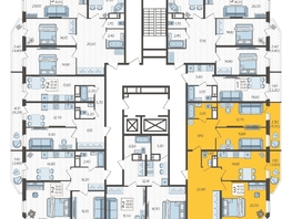 Продается 3-комнатная квартира ЖК Зеленодар, литера 6, 102.5  м², 12046100 рублей