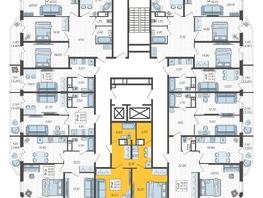 Продается 2-комнатная квартира ЖК Зеленодар, литера 6, 58 м², 7180650 рублей