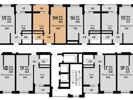 Продается 1-комнатная квартира ЖК Славянка, литера 10, 38.16 м², 5529000 рублей