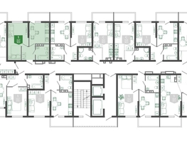 Продается 1-комнатная квартира ЖК Флора, 3 этап литера 4, 33.6 м², 11860800 рублей