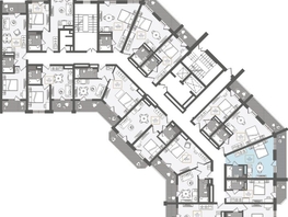 Продается 1-комнатная квартира АО Нескучный сад, корпус 1, 34.9 м², 41504560 рублей