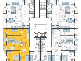 Продается 3-комнатная квартира ЖК Зеленодар, литера 7, 102.5 м², 12057750 рублей
