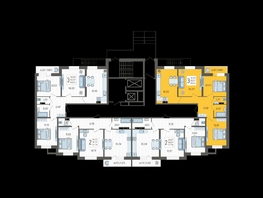 Продается 3-комнатная квартира ЖК Смородина, литера 17, 68.22 м², 8200044 рублей