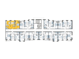 Продается 2-комнатная квартира ЖК Смородина, литера 12, 49.76 м², 6797216 рублей