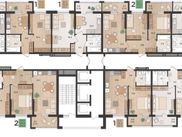 Продается 2-комнатная квартира ЖК Мята, 73 м², 8395000 рублей