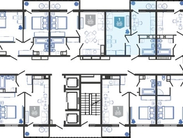 Продается 1-комнатная квартира ЖК Облака-3, дом 1, 33.6 м², 7707504 рублей