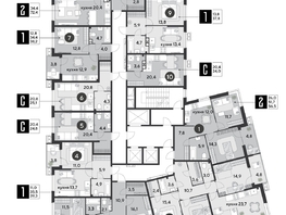 Продается Студия ЖК Парк Победы 2, литера 6, 24  м², 4327200 рублей
