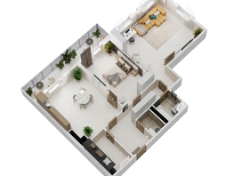 Продается 2-комнатная квартира ЖК Золотой Берег, литер 2, 105.2 м², 18462600 рублей