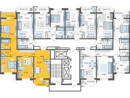 Продается 3-комнатная квартира ЖК Ural (Урал), 78.75  м², 9355500 рублей