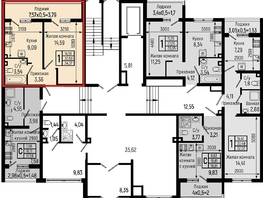 Продается 1-комнатная квартира ЖК Botanica Hills (Ботаника Хилс), лит 1, 34.37 м², 9077000 рублей