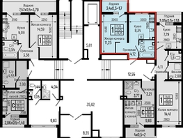Продается 1-комнатная квартира ЖК Botanica Hills (Ботаника Хилс), лит 1, 28.95  м², 7659000 рублей