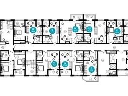 Продается 1-комнатная квартира ЖК Нескучный сад, корпус 2, 38.4  м², 45204020 рублей