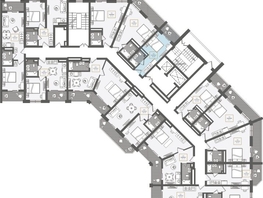 Продается 1-комнатная квартира АО Нескучный сад, корпус 1, 22.4 м², 26897440 рублей