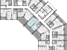 Продается 2-комнатная квартира АО Нескучный сад, корпус 1, 49.9  м², 59249100 рублей