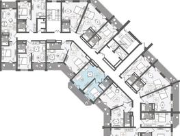 Продается 2-комнатная квартира АО Нескучный сад, корпус 1, 44.9  м², 52593840 рублей