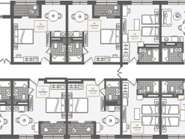 Продается 2-комнатная квартира АО Нескучный сад, корпус 1, 34.4 м², 40884520 рублей