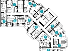 Продается 2-комнатная квартира АО Нескучный сад, корпус 1, 46.4  м², 41942200 рублей