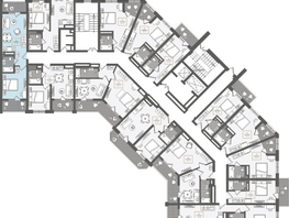Продается 2-комнатная квартира АО Нескучный сад, корпус 1, 44  м², 41359270 рублей
